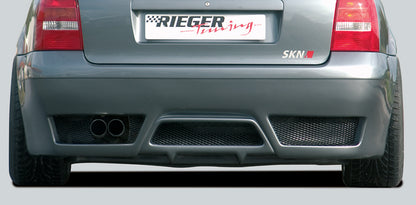 Audi A4 (B5) Rieger Heckschürze    ABS, für Fzg. mit Einparkhilfe (PDC), 
inkl. Alugitter, Gutachten, Montagezubehör