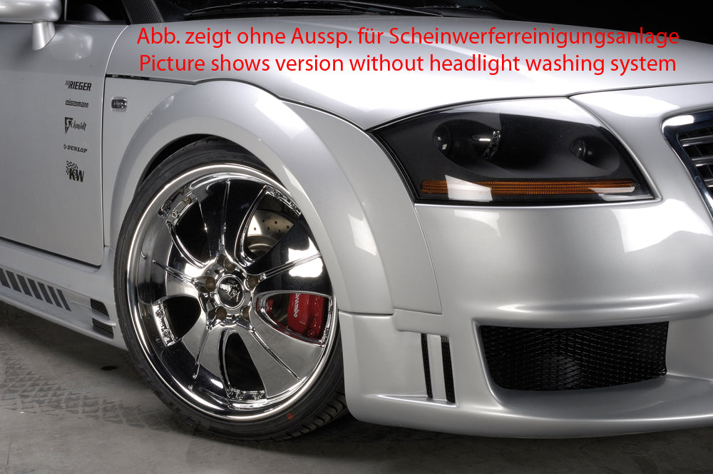 Audi TT (8N) Rieger Spoilerstoßstange R-Frame  Achtung: Grill muss separat bestellt werden! ABS, für Fzg. mit Scheinwerferreinigungsanlage, 
inkl. Alugitter, Montagezubehör, ABE