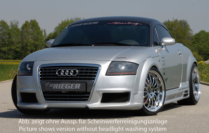 Audi TT (8N) Rieger Spoilerstoßstange R-Frame  Achtung: Grill muss separat bestellt werden! ABS, für Fzg. mit Scheinwerferreinigungsanlage, 
inkl. Alugitter, Montagezubehör, ABE