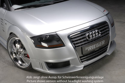 Audi TT (8N) Rieger Spoilerstoßstange R-Frame  Achtung: Grill muss separat bestellt werden! ABS, für Fzg. mit Scheinwerferreinigungsanlage, 
inkl. Alugitter, Montagezubehör, ABE