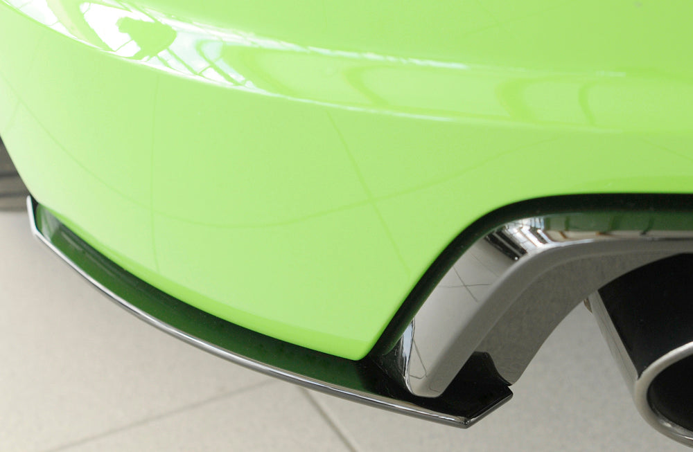 Audi TT RS (8J/8J1-FV/8S) Rieger Heckschürzenansatz seitlich links nur für orig. Heckschürze TT-RS links, für orig. Heckschürze, ABS, für Fzg. mit S-Line Exterieur, 
inkl. Montagezubehör, Gutachten