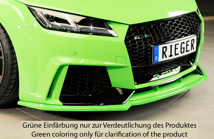 Audi TT RS (8J/8J1-FV/8S) Rieger Spoilerschwert für orig. TT-RS Frontschürze für orig. Frontschürze, ABS, 
inkl. Montagezubehör, ABE