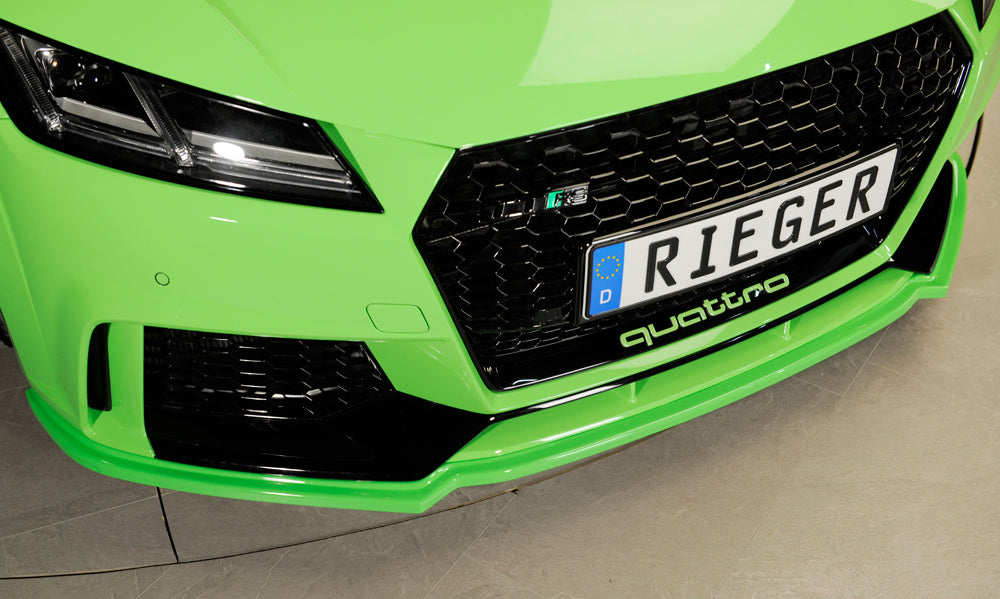 Audi TT RS (8J/8J1-FV/8S) Rieger Spoilerschwert für orig. TT-RS Frontschürze für orig. Frontschürze, ABS, 
inkl. Montagezubehör, ABE