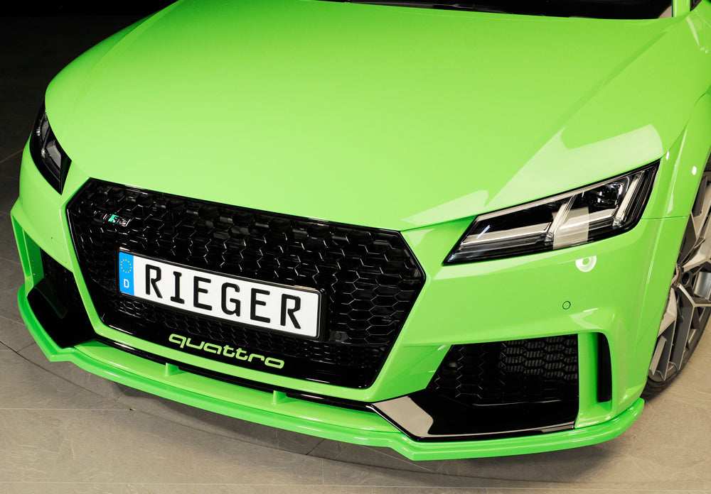 Audi TT RS (8J/8J1-FV/8S) Rieger Spoilerschwert für orig. TT-RS Frontschürze für orig. Frontschürze, ABS, 
inkl. Montagezubehör, ABE