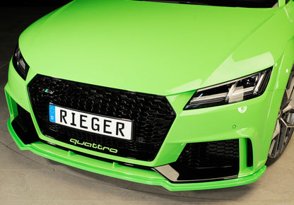 Audi TT RS (8J/8J1-FV/8S) Rieger Spoilerschwert für orig. TT-RS Frontschürze für orig. Frontschürze, ABS, 
inkl. Montagezubehör, ABE