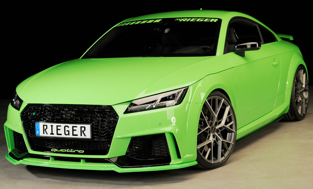 Audi TT RS (8J/8J1-FV/8S) Rieger Spoilerschwert für orig. TT-RS Frontschürze für orig. Frontschürze, ABS, 
inkl. Montagezubehör, ABE