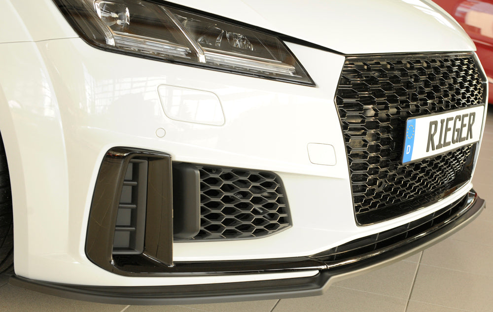 Audi TT (8J-FV/8S) Rieger Spoilerschwert für orig. S-Line-Frontschürze für orig. Frontschürze, ABS, für Fzg. mit S-Line Exterieur, 
inkl. Montagezubehör, ABE