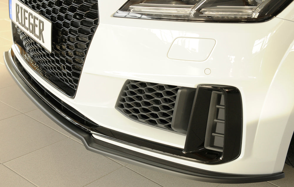 Audi TT (8J-FV/8S) Rieger Spoilerschwert für orig. S-Line-Frontschürze für orig. Frontschürze, ABS, für Fzg. mit S-Line Exterieur, 
inkl. Montagezubehör, ABE