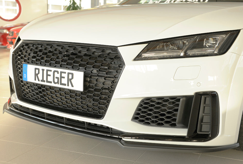 Audi TT (8J-FV/8S) Rieger Spoilerschwert für orig. S-Line-Frontschürze für orig. Frontschürze, ABS, für Fzg. mit S-Line Exterieur, 
inkl. Montagezubehör, ABE