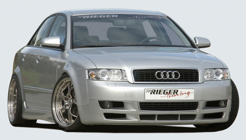 Audi A4 (8E) Typ B6 Rieger Spoileransatz    ABS, 
inkl. Alugitter, Gutachten, Montagezubehör