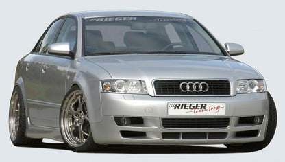 Audi A4 (8E) Typ B6 Rieger Spoileransatz    ABS, 
inkl. Alugitter, Gutachten, Montagezubehör