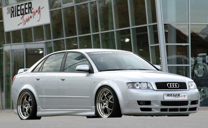 Audi A4 (8E) Typ B6 Rieger Spoileransatz    ABS, 
inkl. Alugitter, Gutachten, Montagezubehör