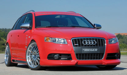 Audi A4 (8E) Typ B7 Rieger Spoilerlippe   Nur für S-Line Exterieur ABS, für Fzg. mit S-Line Exterieur, 
inkl. Montagezubehör, ABE