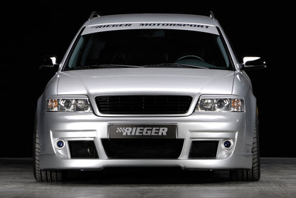 Audi A6 (4B) Rieger Spoilerstoßstange S6-Look  -> bis Bj. 2001, nicht für V8! ABS, 
inkl. Alugitter, Montagezubehör, ABE