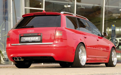 Audi A6 (4B) Rieger Heckansatz S6 Look  -> nur bis Bj. 2001 ABS, 
inkl. Gutachten, Montagezubehör