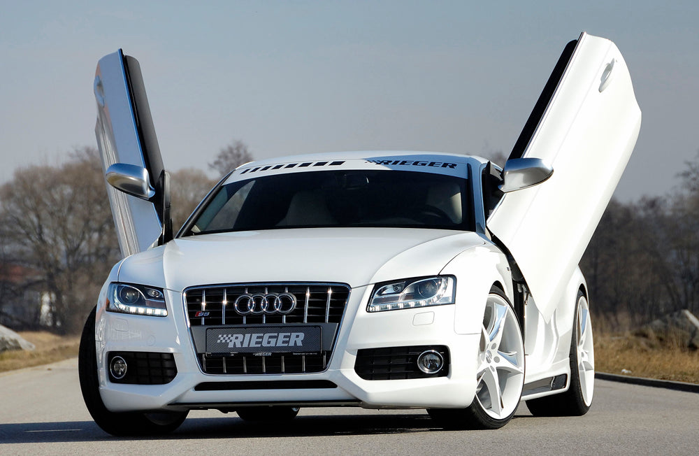 Audi A5 S5 (B8/B81) Rieger Spoilerlippe  ABS, für Fzg. mit S-Line Exterieur, 
inkl. Montagezubehör, ABE