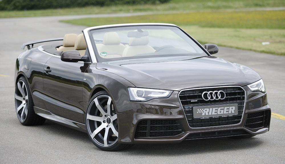 Audi A5 (B8/B81) Rieger Spoilerstoßstange  ABS, für Fzg. mit Scheinwerferreinigungsanlage, S-Line Exterieur und ohne S-Line Exterieur, 
inkl. Montagezubehör, ABE