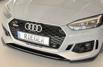 Audi RS5 (B9/F5) Rieger Spoilerschwert für orig. RS5-Frontschürze für orig. Frontschürze, ABS, 
inkl. Montagezubehör, ABE