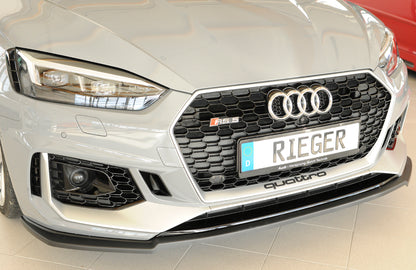 Audi RS5 (B9/F5) Rieger Spoilerschwert für orig. RS5-Frontschürze für orig. Frontschürze, ABS, 
inkl. Montagezubehör, ABE