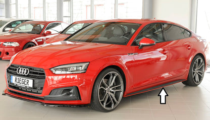 Audi A5 (B9/F5) Rieger Seitenschwelleransatz nur für S-Line-Schweller rechts, ABS, für Fzg. mit S-Line Exterieur, 
inkl. Montagezubehör, Gutachten