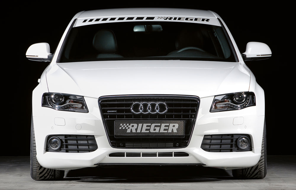 Audi A4 (B8/B81) Rieger Spoilerlippe  ABS, für Fzg. ohne S-Line Exterieur, 
inkl. Montagezubehör, ABE