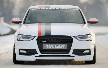 Audi A4 (B8/B81) Rieger Spoilerlippe ab Facelift (01.12 - 10.2014) ABS, für Fzg. mit S-Line Exterieur, 
inkl. Montagezubehör, ABE