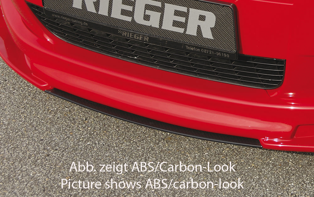 Fiat Grande Punto (199) Rieger Spoilerschwert   für Spoilerlippe 56040    (nicht für Evo !) mittig, ABS, 
inkl. Montagezubehör, ABE