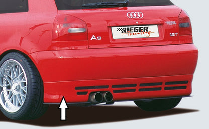 Audi A3 (8L) Rieger Heckansatz   ( nicht Quattro ) ABS, 
inkl. Gutachten, Montagezubehör, Alugitter