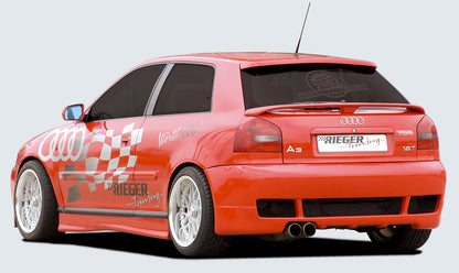 Audi A3 (8L) Rieger Dachkantenspoiler S3-Look nicht Modell 2000, Lieferung ohne Reiniger PUR, 
inkl. Montagezubehör, ABE