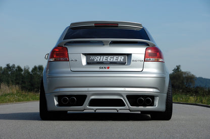 Audi A3 (8P) Rieger Heckflügel   -> nicht für Sportback PUR, 
inkl. Montagezubehör, ABE
