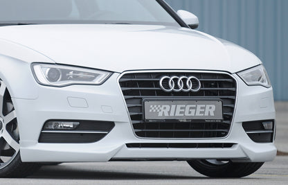 Audi A3 (8V) Rieger Spoilerlippe    ABS, für Fzg. ohne S-Line Exterieur, 
inkl. Montagezubehör, ABE