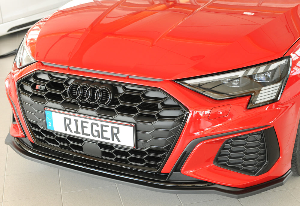 Audi A3 (GY) Rieger Spoilerschwert für orig. Frontschürze, ABS, für Fzg. mit S-Line Exterieur, 
inkl. Montagezubehör, ABE