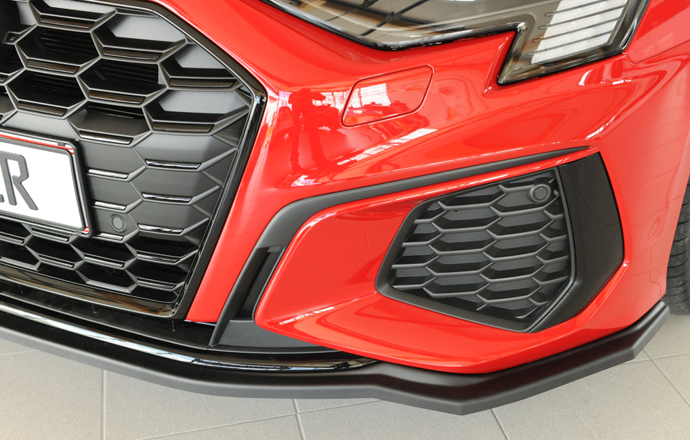 Audi A3 (GY) Rieger Spoilerschwert für orig. Frontschürze, ABS, für Fzg. mit S-Line Exterieur, 
inkl. Montagezubehör, ABE