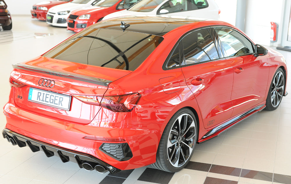 Audi A3 (GY) Rieger Seitenschwelleransatz rechts, für orig. Seitenschweller, ABS, für Fzg. mit S-Line Exterieur, 
inkl. Mo...
