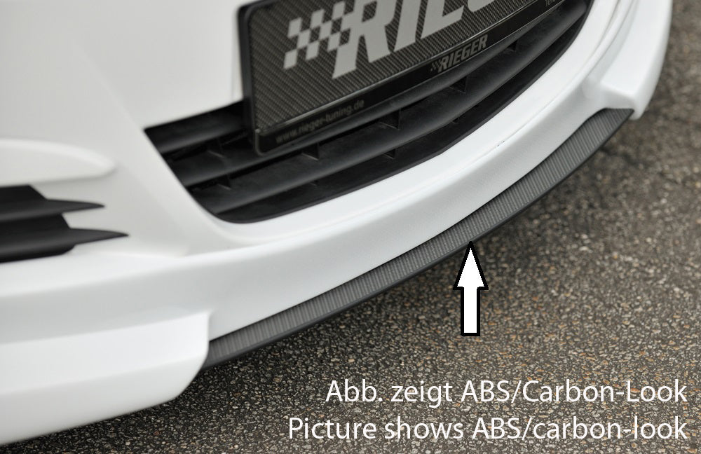 Opel Corsa D Rieger Spoilerschwert für Spoilerlippe 58940 / 58951 mittig, für Spoilerlippe, ABS, 
inkl. Montagezubehör