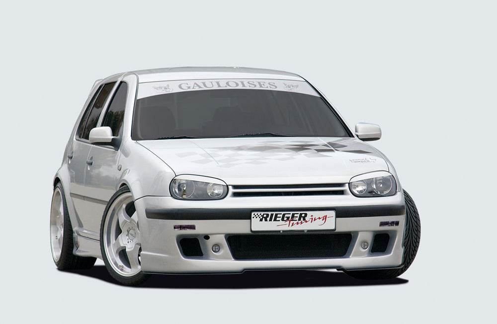 VW Golf 4 Rieger Spoilerstoßstange  ABS, 
inkl. Alugitter, Gutachten, Montagezubehör