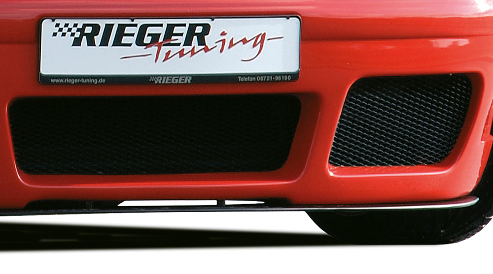 VW Golf 4 Rieger Spoilerschwert für Spoilerstoßstange 59015/16/37/38 gerade Version, für Spoilerstoßstange, ABS, 
inkl. Montagezubehör, ABE