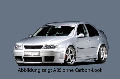 VW Bora (1J) Rieger Seitenschweller    rechts, mit Schacht, mit Ausschnitt, ABS, 
inkl. Alugitter, Montagezubehör, ABE