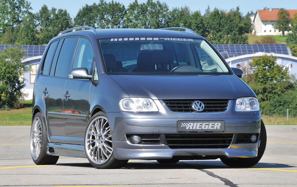 VW Touran (1T) Rieger Spoilerlippe  ABS, 
inkl. Montagezubehör, ABE