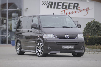 VW T5 Bus Rieger Spoilerlippe für alle Modelle mit Multivan-/Caravellefront ABS, 
inkl. Montagezubehör, ABE