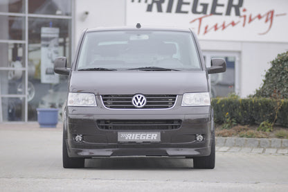 VW T5 Bus Rieger Spoilerlippe für alle Modelle mit Multivan-/Caravellefront ABS, 
inkl. Montagezubehör, ABE