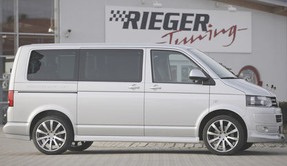 VW T5 Bus Rieger Spoilerlippe für alle Modelle mit Multivan-/Caravellefront ABS, 
inkl. Montagezubehör, ABE