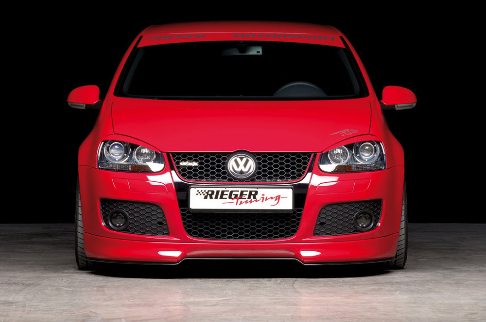 VW Eos (1F) Rieger Spoilerschwert   für Spoilerlippe 59420  (VW Eos, Golf 5 R32) gekantete Version, für Spoilerlippe, ABS, 
inkl. Montagezubehör, ABE