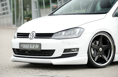 VW Golf 7 Rieger Spoilerlippe  ABS, 
inkl. Montagezubehör, ABE