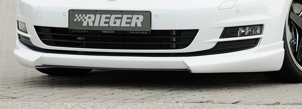 VW Golf 7 Rieger Spoilerlippe  ABS, 
inkl. Montagezubehör, ABE