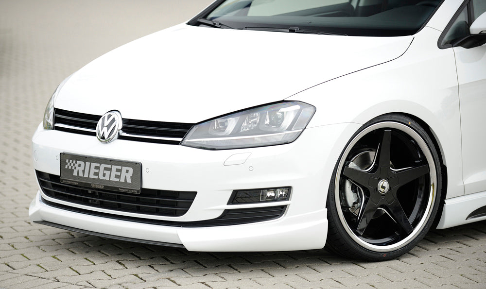 VW Golf 7 Rieger Spoilerlippe  ABS, 
inkl. Montagezubehör, ABE