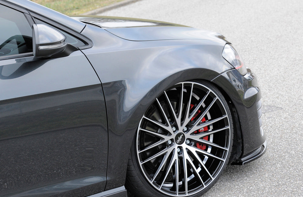 VW Golf 7 Rieger Kotflügel für extreme Tieferlegung ca. 30mm breiter als orig Kotflügel links, ABS, 
inkl. Montagezubehör, Gutachten
