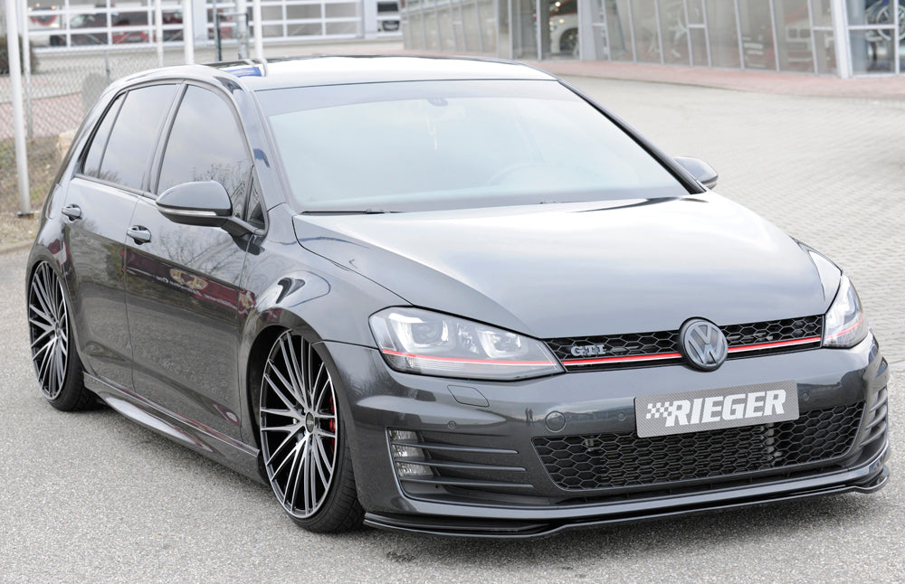 VW Golf 7 Rieger Kotflügel für extreme Tieferlegung ca. 30mm breiter als orig Kotflügel links, ABS, 
inkl. Montagezubehör, Gutachten