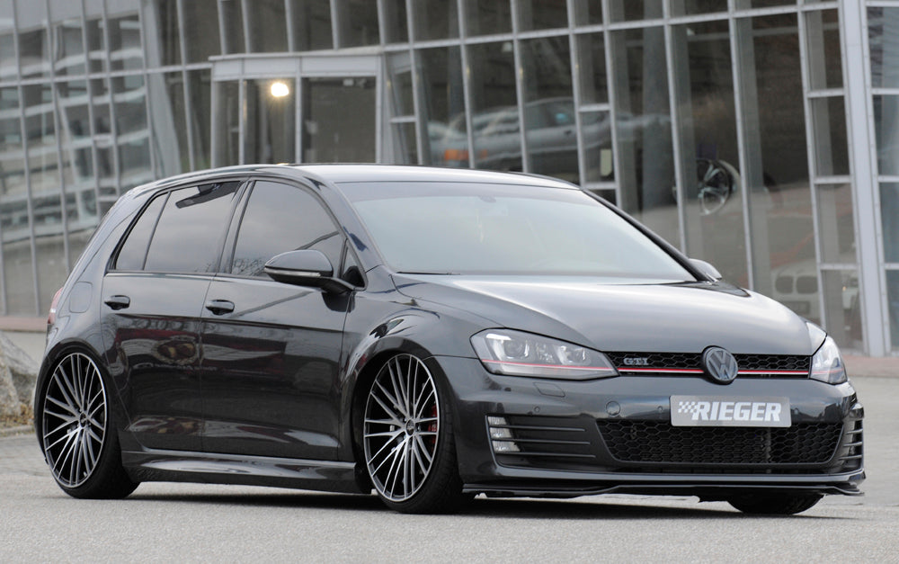 VW Golf 7 Rieger Kotflügel für extreme Tieferlegung ca. 30mm breiter als orig Kotflügel links, ABS, 
inkl. Montagezubehör, Gutachten