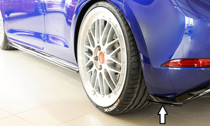 VW Golf 7 GTI Rieger Heckschürzenansatz seitlich links nur für orig. Heckeinsatz links, für orig. Heckeinsatz, ABS, für Fzg. mit R-Line Exterieur, 
inkl. Montagezubehör, Gutachten